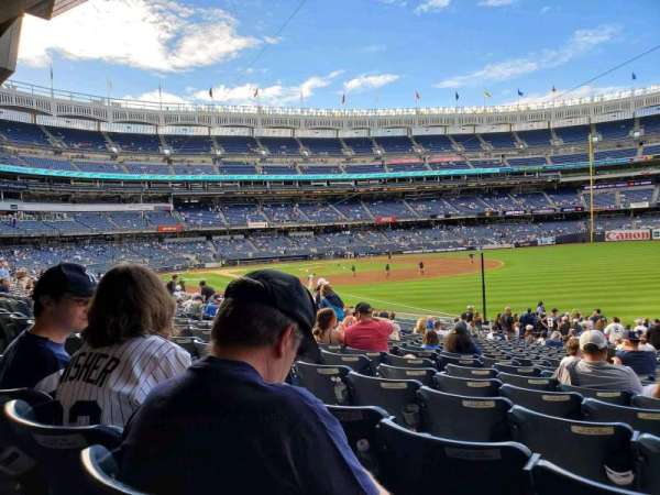 Yankee Stadium, section: 110, row: 25, seat: 1