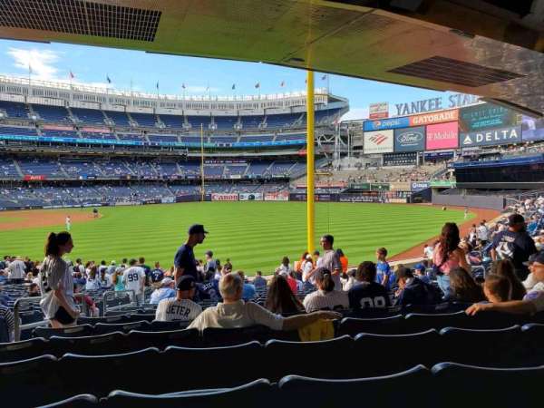 Yankee Stadium, section: 108, row: 18, seat: 14