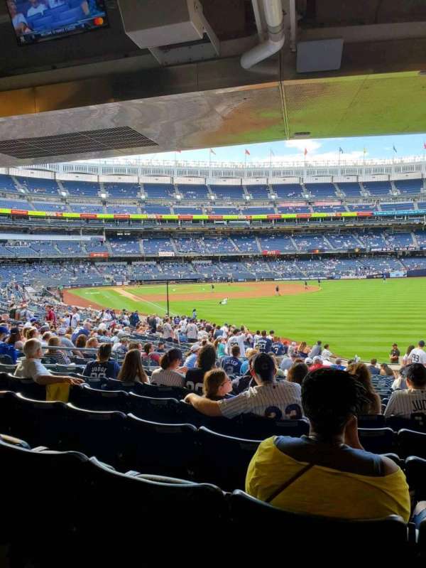 Yankee Stadium, section: 108, row: 18, seat: 6