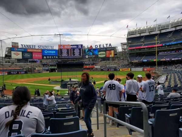Yankee Stadium, section: 120B, row: 11, seat: 1