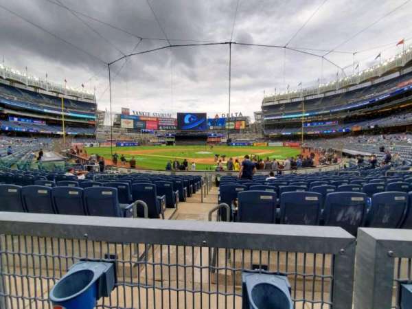 Yankee Stadium, section: 120B, row: 1, seat: 7
