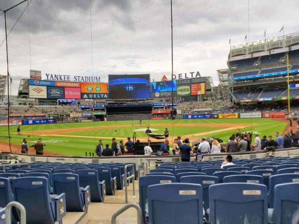 Yankee Stadium, section: 120B, row: 1, seat: 6