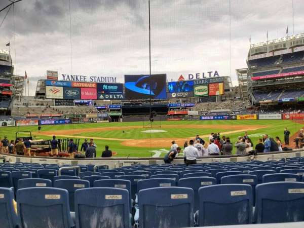 Yankee Stadium, section: 120B, row: 1, seat: 2