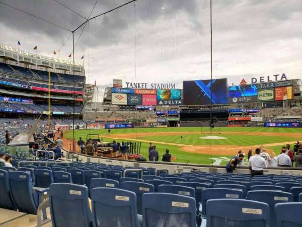 Yankee Stadium, section: 120B, row: 1, seat: 2