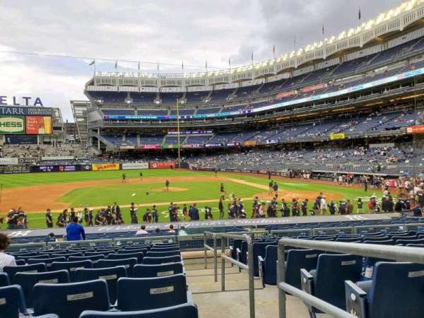 Yankee Stadium, section: 124, row: 10, seat: 1