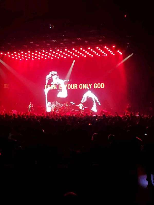 Madison Square Garden, section: 106, row: 1, seat: 1