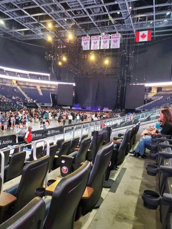 UBS Arena, section: 105, row: 7, seat: 22