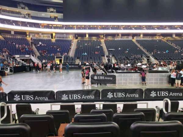 UBS Arena, section: 105, row: 7, seat: 21