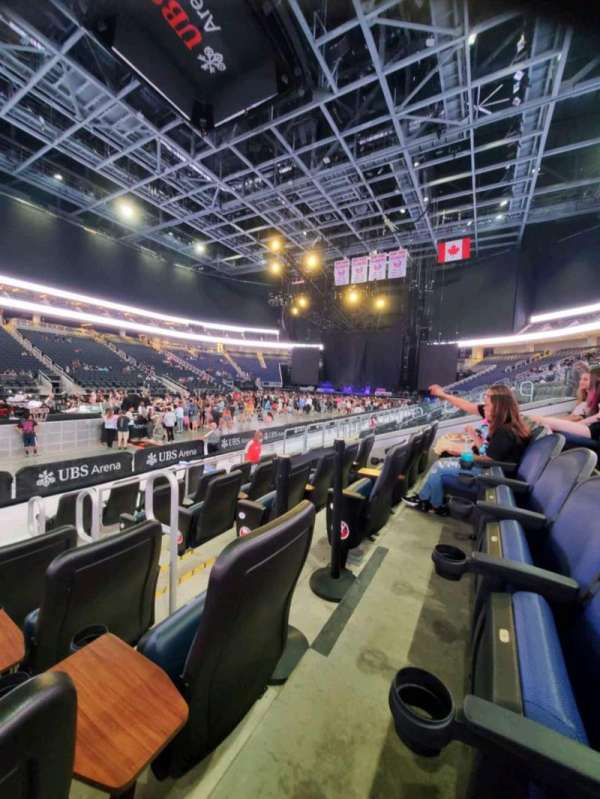 UBS Arena, section: 105, row: 7, seat: 20