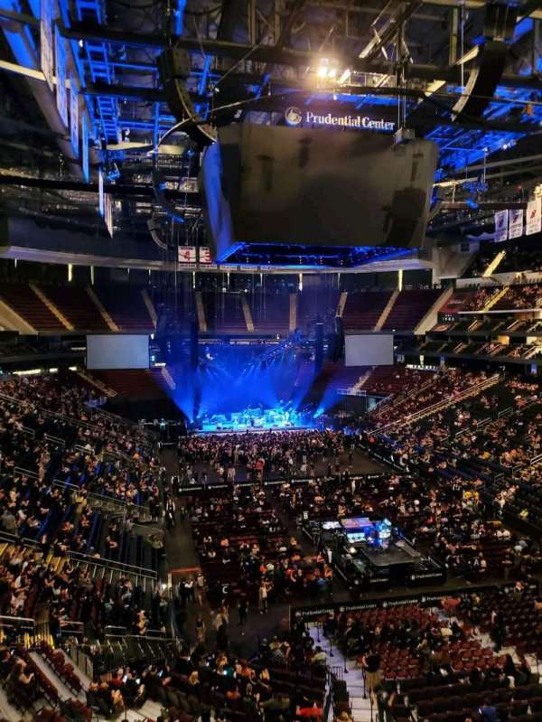 Prudential Center, section: 101, row: 1, seat: 4