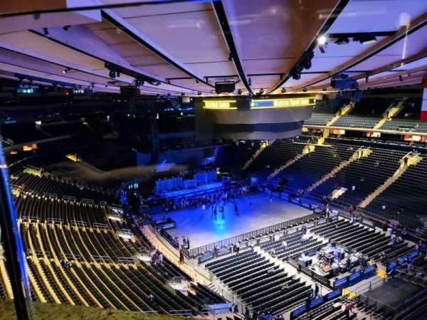 Madison Square Garden, section: 301, row: 1, seat: 5
