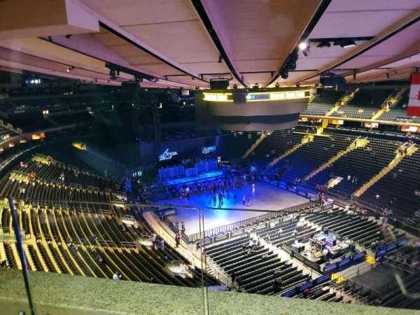 Madison Square Garden, section: 301, row: 1, seat: 7