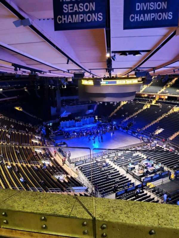 Madison Square Garden, section: 301, row: 1, seat: 15