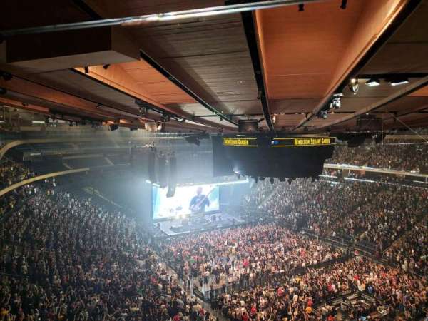 Madison Square Garden, section: 301, row: 1, seat: 4