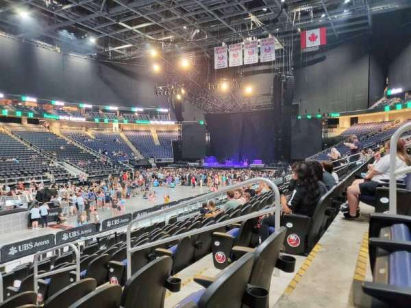UBS Arena, section: 106, row: 14, seat: 5