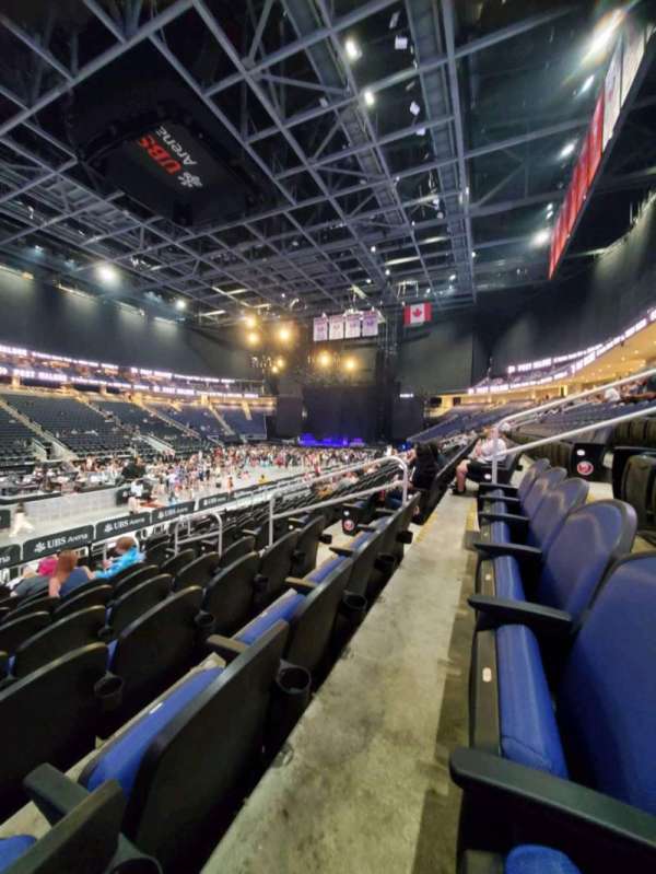 UBS Arena, section: 106, row: 14, seat: 7