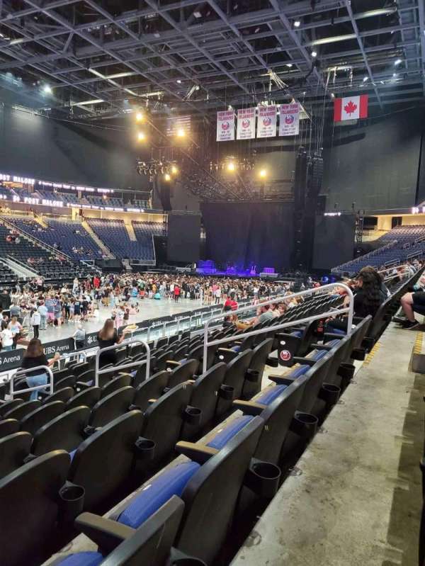 UBS Arena, section: 106, row: 14, seat: 9