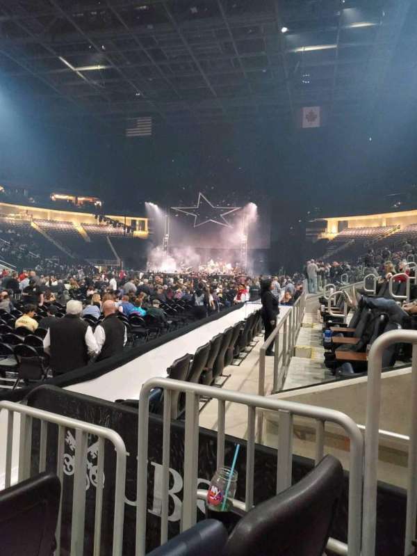 UBS Arena, section: 106, row: 4, seat: 17