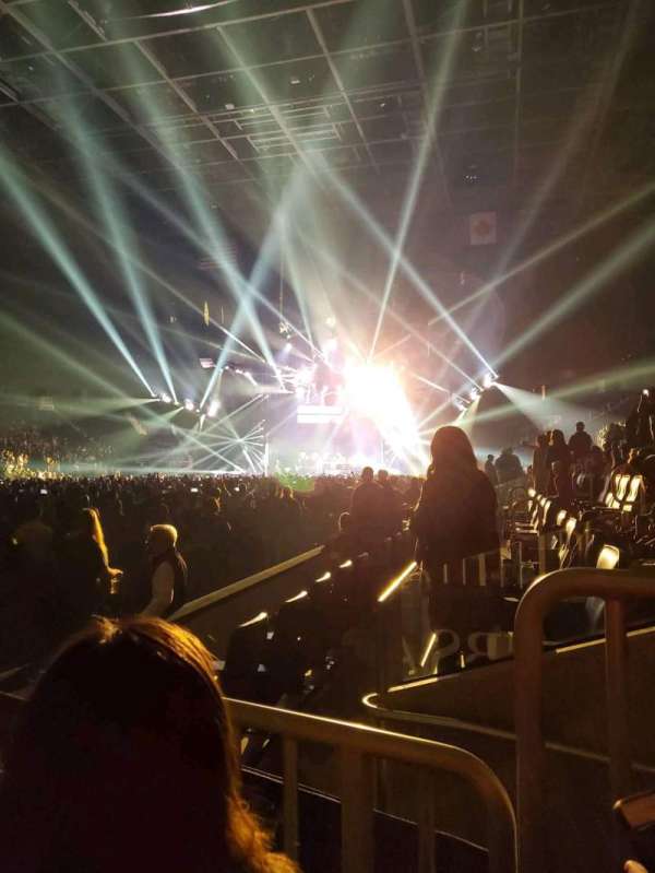 UBS Arena, section: 106, row: 4, seat: 16