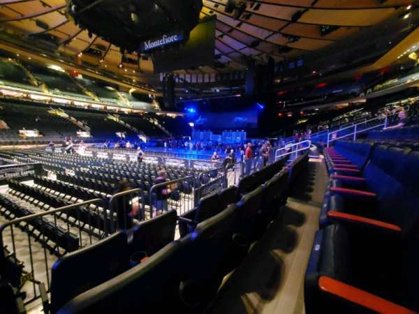 Madison Square Garden, section: 106, row: 3, seat: 3