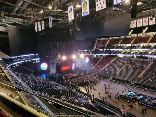 Prudential Center, section: 132, row: 2, seat: 9