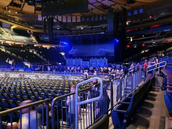 Madison Square Garden, section: 105, row: 2, seat: 11