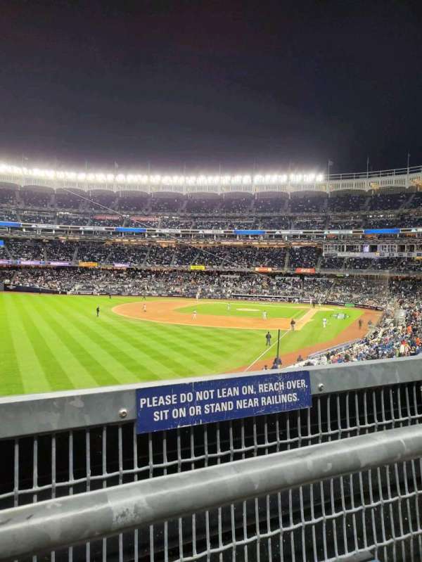 Yankee Stadium, section: 232A, row: 1, seat: 12