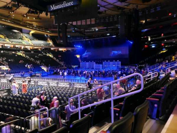 Madison Square Garden, section: 105, row: 5, seat: 11