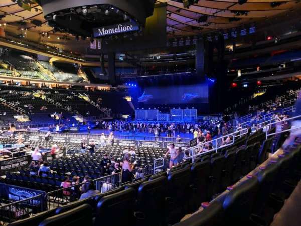 Madison Square Garden, section: 105, row: 7, seat: 1