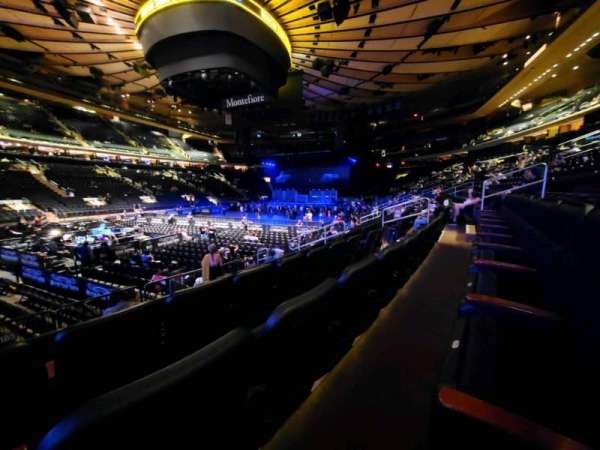 Madison Square Garden, section: 105, row: 7, seat: 5