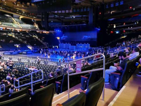 Madison Square Garden, section: 105, row: 7, seat: 12