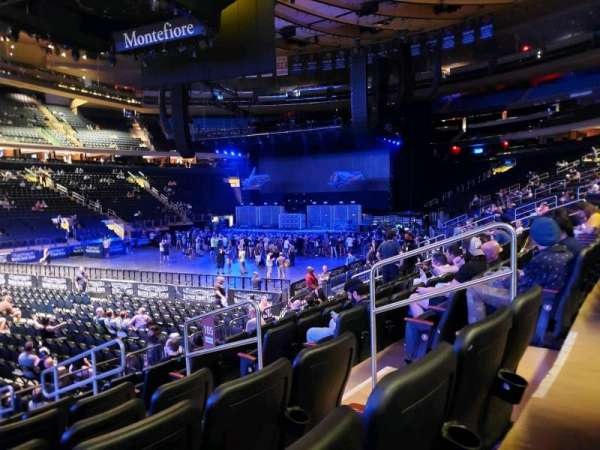 Madison Square Garden, section: 105, row: 9, seat: 12
