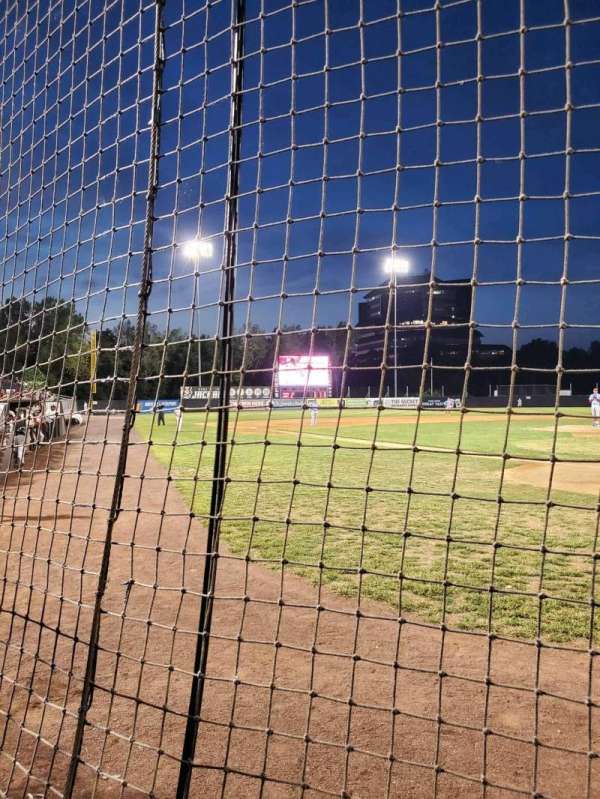 Yogi Berra Stadium, section: I, row: 1, seat: 2
