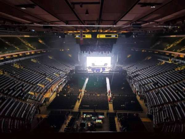Madison Square Garden, section: 305, row: 1, seat: 9