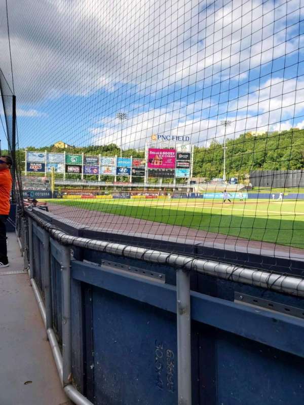 PNC Field, Scranton, section: 23, row: 1, seat: 2