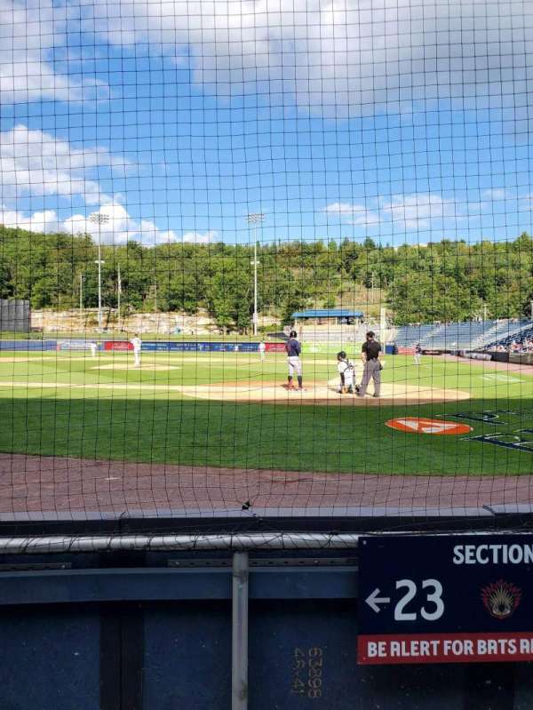 PNC Field, Scranton, section: 23, row: 2, seat: 1