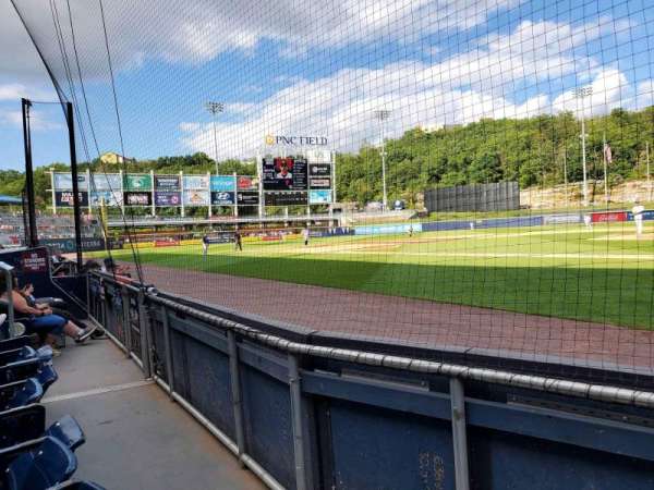 PNC Field, Scranton, section: 23, row: 2, seat: 2