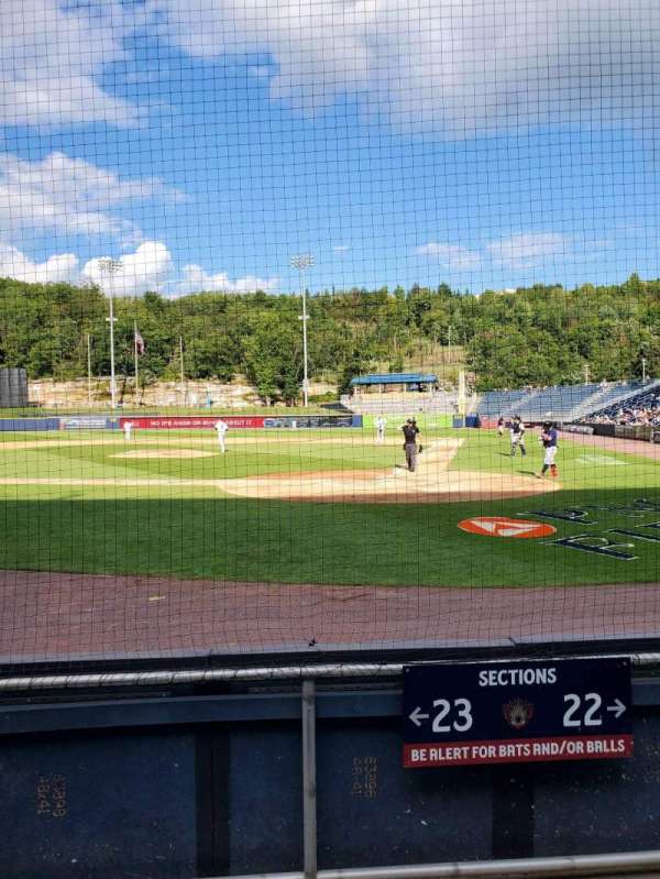 PNC Field, Scranton, section: 23, row: 3, seat: 1