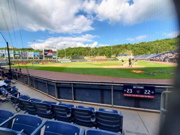 PNC Field, Scranton, section: 23, row: 3, seat: 1