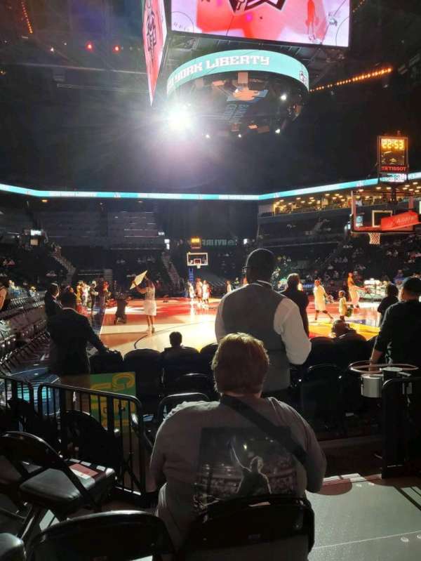 Barclays Center, section: 17, row: 1, seat: 2