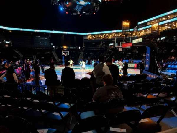 Barclays Center, section: 17, row: 2, seat: 4