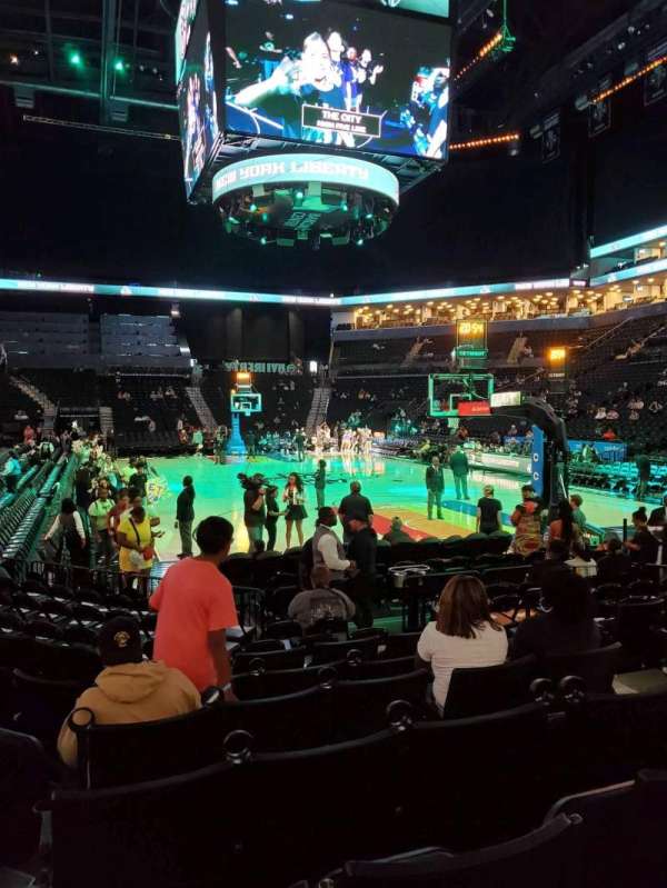 Barclays Center, section: 17, row: 7, seat: 6