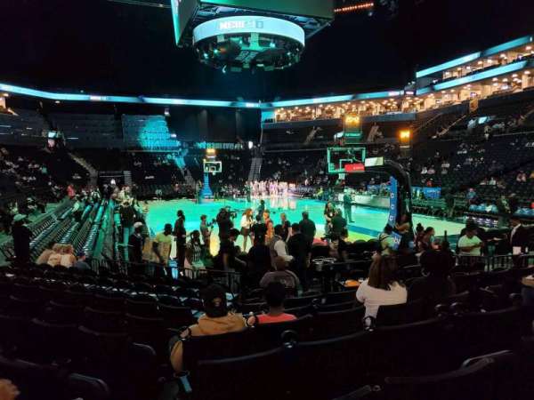 Barclays Center, section: 17, row: 7, seat: 7