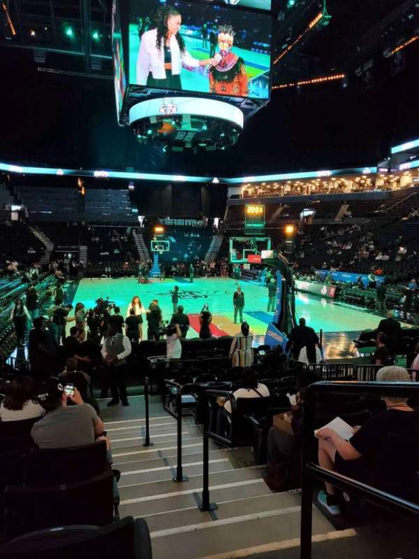 Barclays Center, section: 17, row: 9, seat: 1
