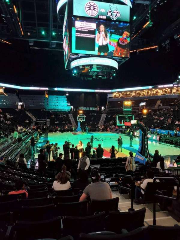 Barclays Center, section: 17, row: 9, seat: 3