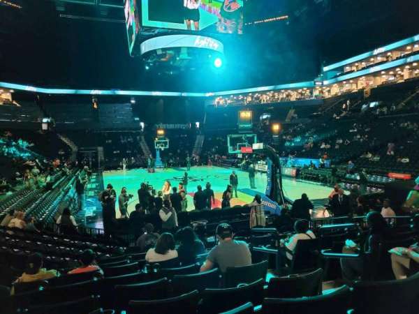 Barclays Center, section: 17, row: 9, seat: 4