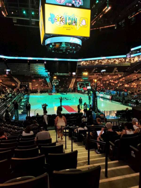 Barclays Center, section: 17, row: 11, seat: 2