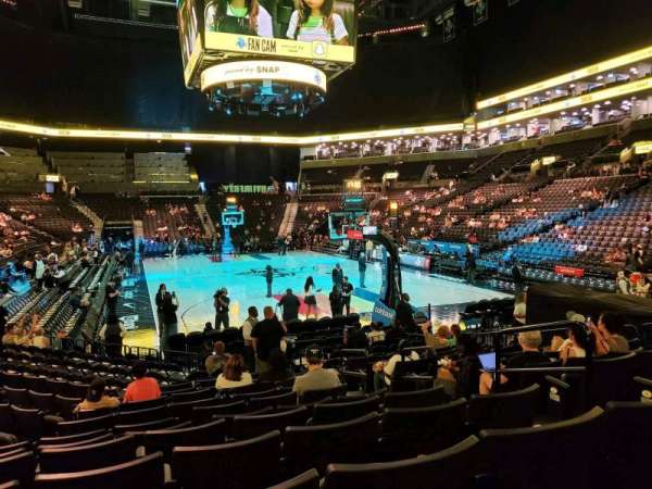 Barclays Center, section: 17, row: 11, seat: 5
