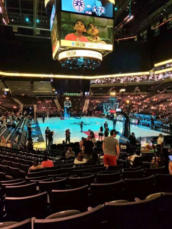 Barclays Center, section: 17, row: 11, seat: 6