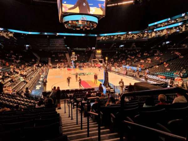 Barclays Center, section: 17, row: 13, seat: 1